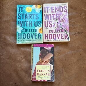 Lot of 3 Fiction Novels Colleen Hoover Kristin Hannah Paperbacks